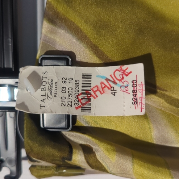 Talbots 4p pleated silk skirt NWT - Picture 3 of 4